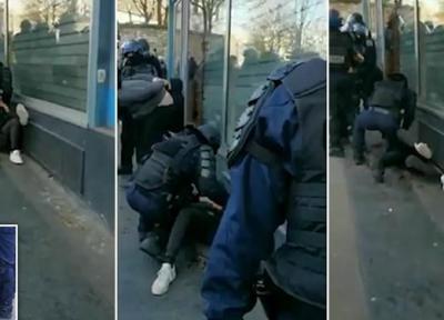 تصاویری که ماکرون نمی خواهد دیده گردد؛ مشت آهنین پاریس به اعتراضات