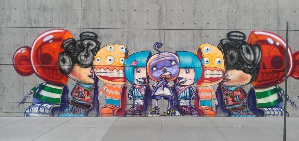 عکس های از نقاشی دیواری جالب در تایوان