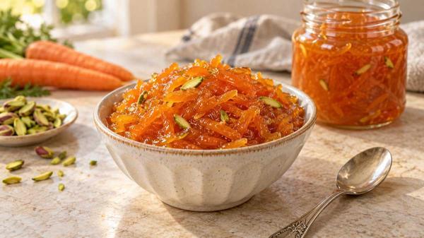طرز تهیه مربا هویج کارخانه ای با رنگ و طعم عالی