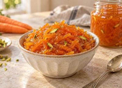 طرز تهیه مربا هویج کارخانه ای با رنگ و طعم عالی